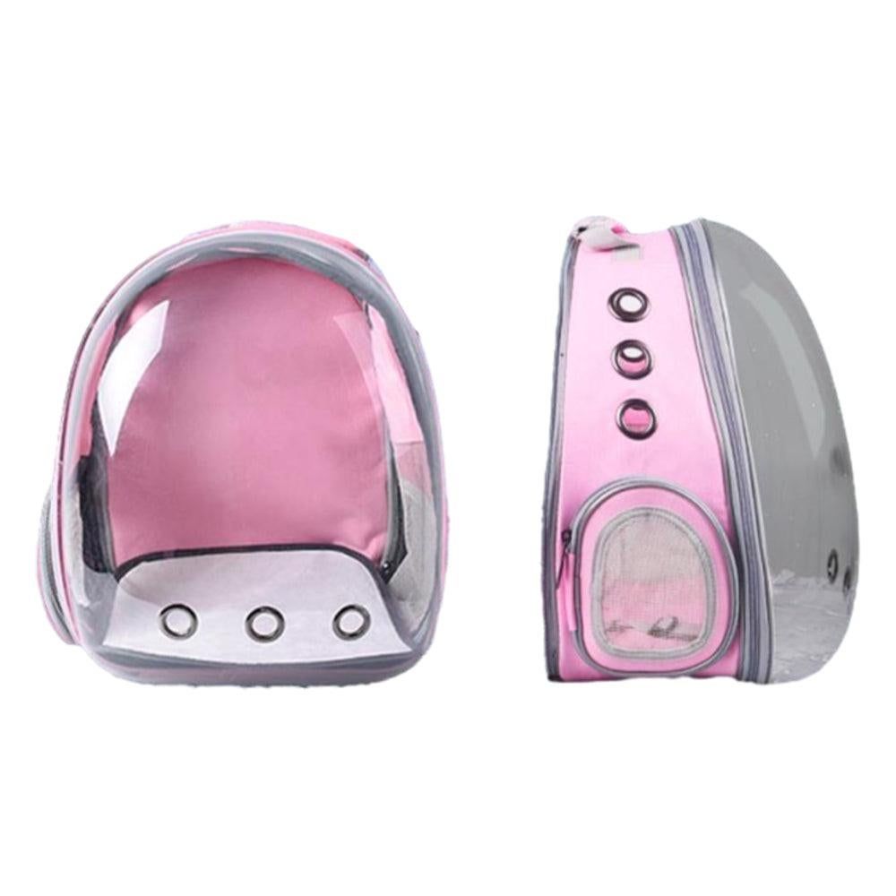 Expandable Travel Cat Backpack Carrier Polarized Tinted Bubble Window Pet Backpack Pink - view 2