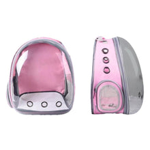 Expandable Travel Cat Backpack Carrier Polarized Tinted Bubble Window Pet Backpack Pink - view 2