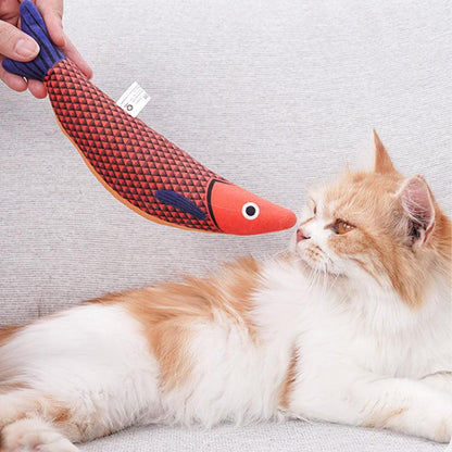3Pcs Saury Fish Cat Toys Interactive Cat Kitten Kicker Teething Toys - view 3