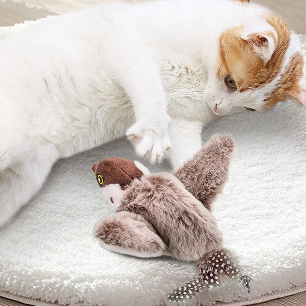 Interactive Cat Toy with Chirping Electronic Flying Bird for Indoor Cats - view 6