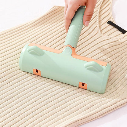 Reusable Pet Hair Remover Roller - For Dog & Cat Fur on Furniture & Clothes Green - view 2