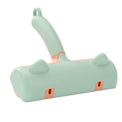 Reusable Pet Hair Remover Roller - For Dog & Cat Fur on Furniture & Clothes Green - view 3