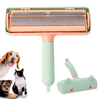 Reusable Pet Hair Remover Roller - For Dog & Cat Fur on Furniture & Clothes Green - view 4