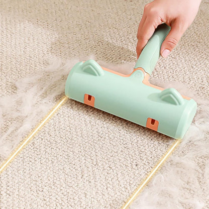Reusable Pet Hair Remover Roller - For Dog & Cat Fur on Furniture & Clothes Green - view 5