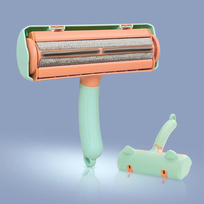 Reusable Pet Hair Remover Roller - For Dog & Cat Fur on Furniture & Clothes Green - view 6