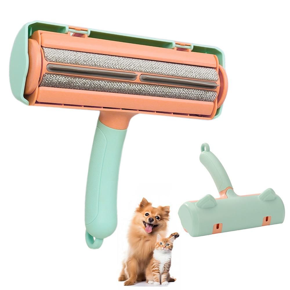 Reusable Pet Hair Remover Roller - For Dog & Cat Fur on Furniture & Clothes Green - view 9