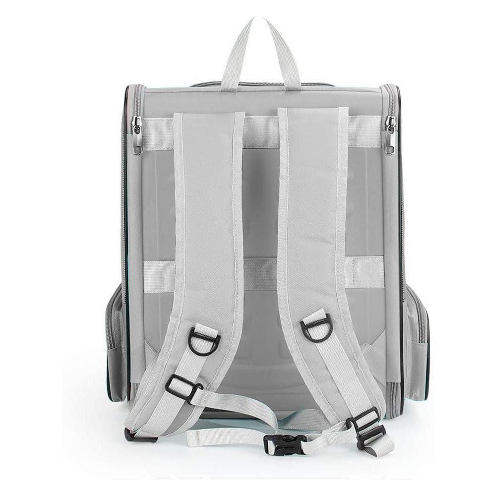 Travel Pet Cat Carrier Backpack Portable Breathable Outdoor Grey - view 4