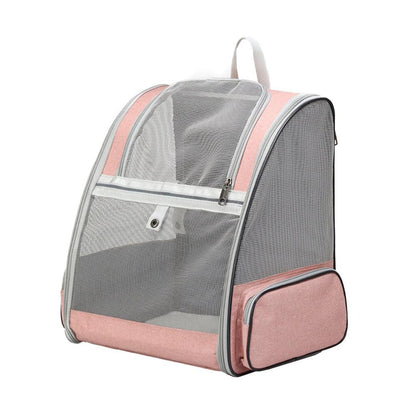 Travel Pet Cat Carrier Backpack Portable Breathable Outdoor Grey - view 6