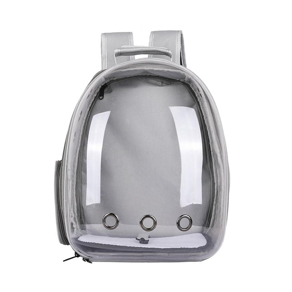 Expandable Travel Cat Backpack Carrier Polarized Tinted Bubble Window Pet Backpack Grey - view 4
