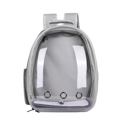 Expandable Travel Cat Backpack Carrier Polarized Tinted Bubble Window Pet Backpack Grey - view 4