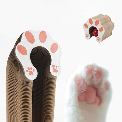Organ Cat Toy Transformable Interactive Cardboard Toy with Track and Bell Ball - view 6