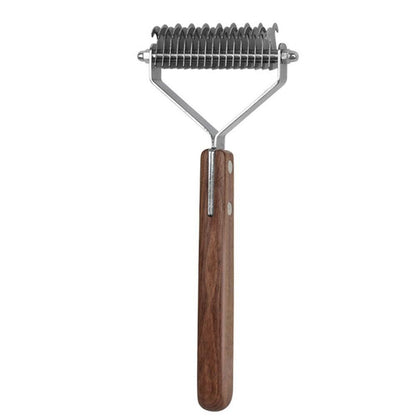 Large 2-Sided Undercoat Rake for Dogs & Cats Pet Grooming Dematting Brush - view 4