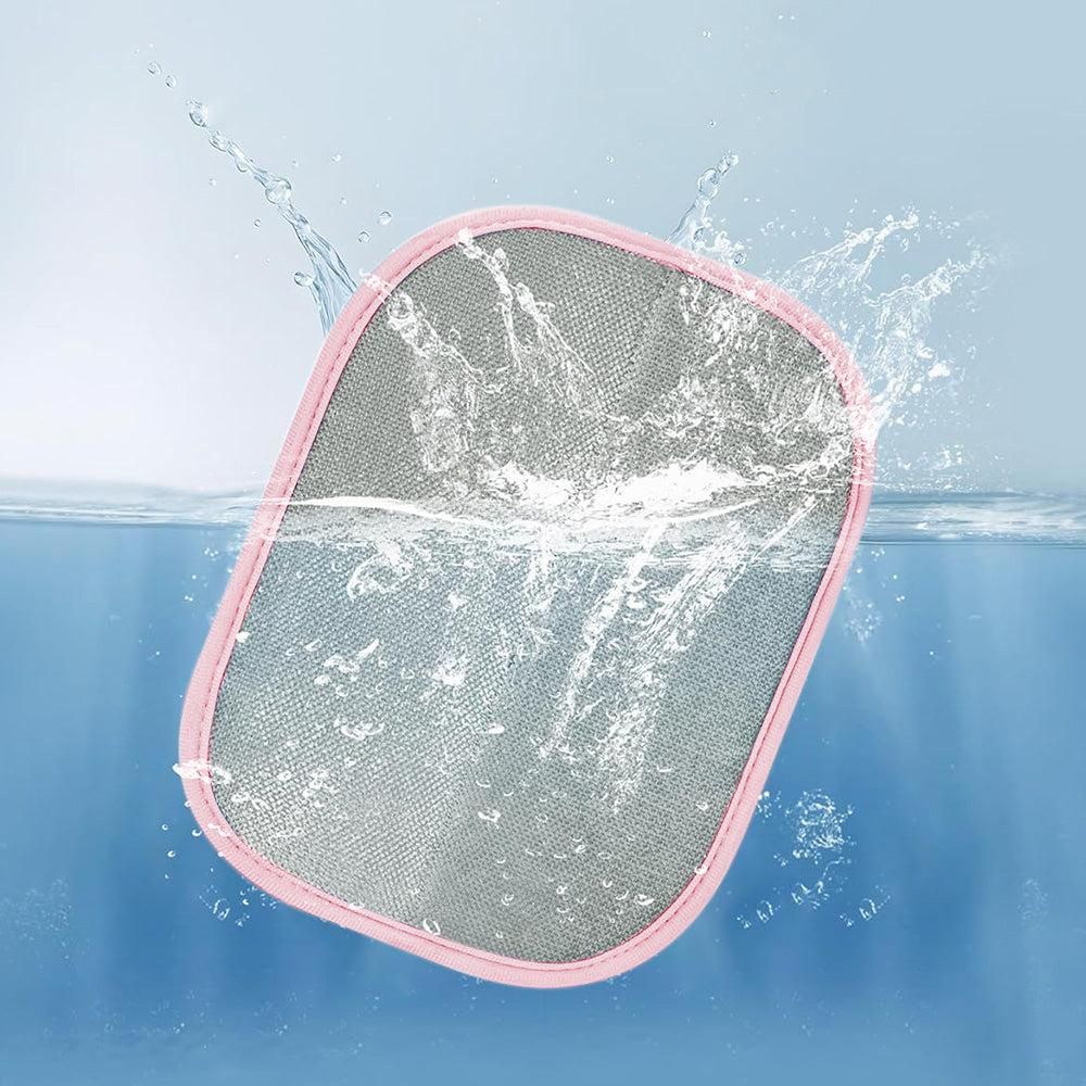 Electrostatic Pet Hair Remover Gloves Reusable Pink - view 4