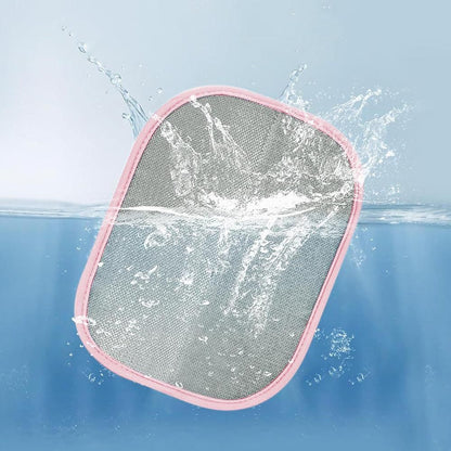 Electrostatic Pet Hair Remover Gloves Reusable Pink - view 4