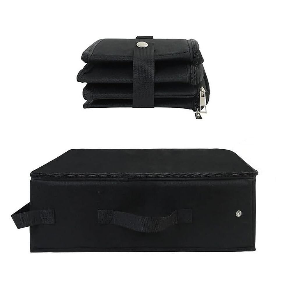 Portable Foldable Cat Travel Litter Box - Waterproof & Easy to Clean Black - view 4