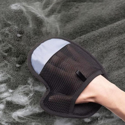 Pet Hair Removal Glove - Electrostatic Grooming Mitt for Cats and Dogs - view 7