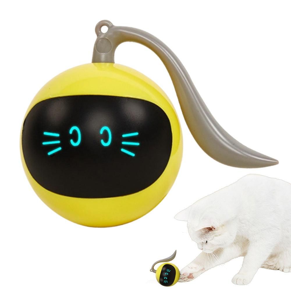 Electric Automatic Rolling Chase Ball Toy Interactive Cat Ball Toy Light Blue - view 6