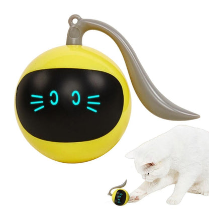 Electric Automatic Rolling Chase Ball Toy Interactive Cat Ball Toy Light Blue - view 6