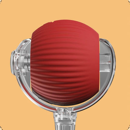 Interactive Cat Toy Moving Cat Ball with Dragonfly Tail Indoor Auto-Turn Cat Toy Red - view 6