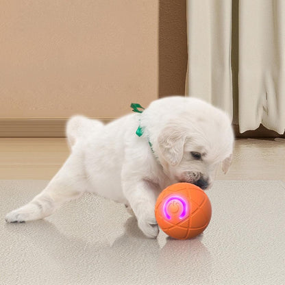 2Pcs 5CM Automatic Moving Ball Toys for Cats USB Rechargeable Interactive Cat Bouncing Toys - view 2