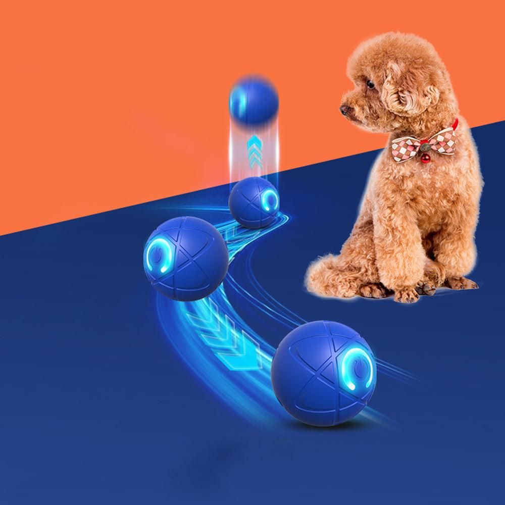 2Pcs 5CM Automatic Moving Ball Toys for Cats USB Rechargeable Interactive Cat Bouncing Toys - view 3