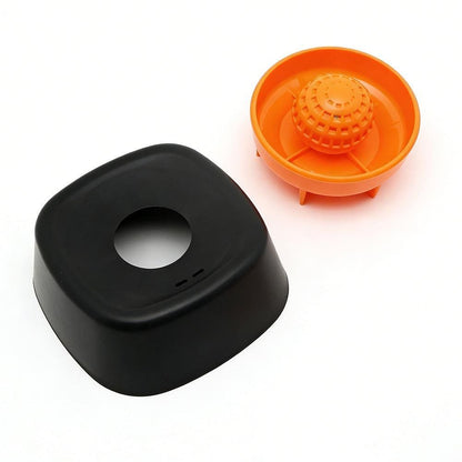 Slow Feeder Dog Bowl with Rolling Ball for Treats Snacks Training Black - view 4