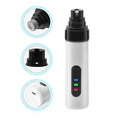 2-Mode Silent Pet Grooming Nail Grinder Rechargeable Dog Nail Trimmer - view 2