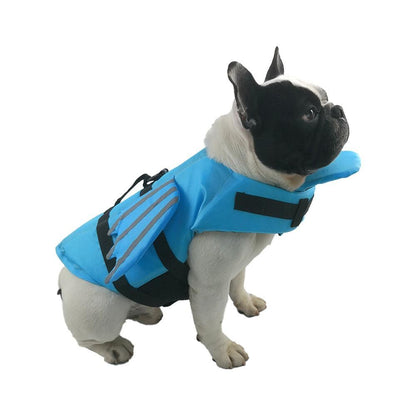 Dog Life Jacket Wings Pet Life Vest Adjustable Dog Flotation Swim Vest Blue - XS - view 3