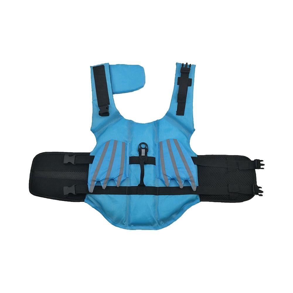 Dog Life Jacket Wings Pet Life Vest Adjustable Dog Flotation Swim Vest Blue - XS - view 6