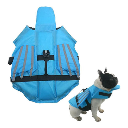 Dog Life Jacket Wings Pet Life Vest Adjustable Dog Flotation Swim Vest Blue - XS - view 9