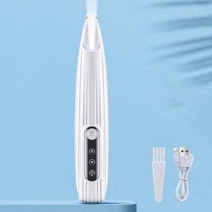 Dog Paw Trimmer with LED Light Rechargeable Pet Hair Clippers for Small Dogs Cats White - view 6