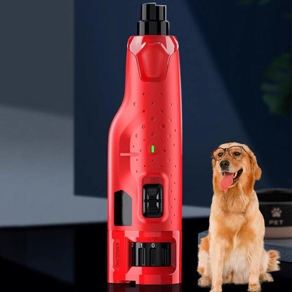 6-Speed Electric Nail Grinder Pet Dog Nail Trimmers File with 2 LED Lights - view 3