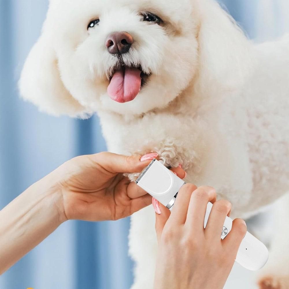 4-in-1 Dog Hair Clipper Dog Paw Trimmer Dog Grooming Kit White - view 2