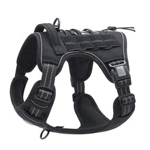 No-Pull Training Dog Harness Adjustable Reflective Pet Training Vest Easy Control M -Black - view 2