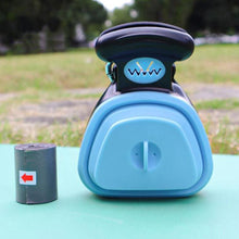 Handheld Foldable Pet Pooper Scooper - Easy Poop Pickup and Cleaner Blue - view 2
