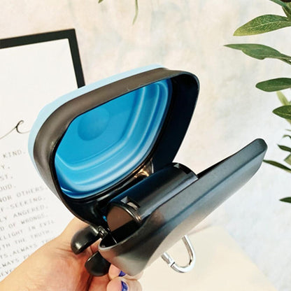 Handheld Foldable Pet Pooper Scooper - Easy Poop Pickup and Cleaner Blue - view 8