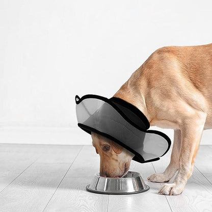 Pet Dog Cone Collar Soft Neck Collar Adjustable Pet Elizabethan Collar Black - S - view 4