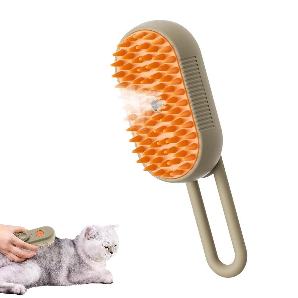3-in-1 Pet Spray Comb Dog Cat Hair Brush Massage Comb for Removing Tangled Hair White - view 8