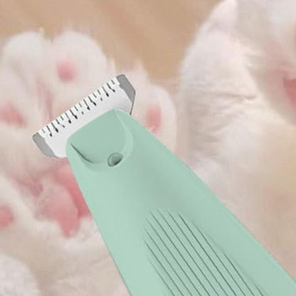 Cordless LED Dual-Speed Pet Paw Trimmer for Dogs & Cats Green - view 6