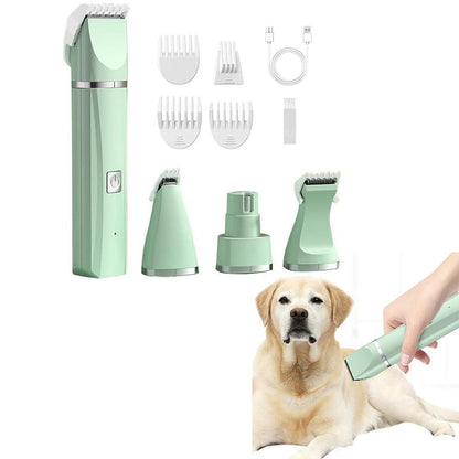 Pet Grooming Kit Cat Dog Clippers Pet Hair Trimmer Electric Shaver White - view 6