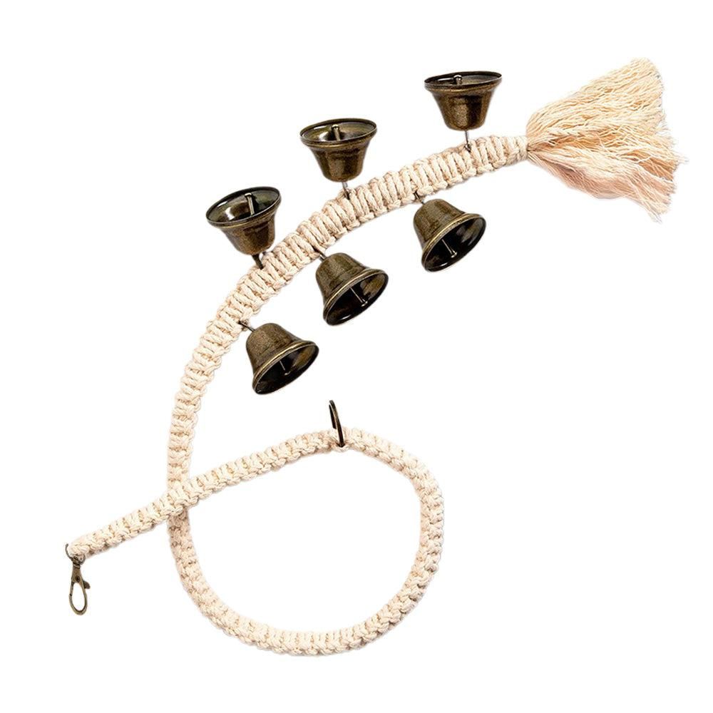 Dog Doorbell With 6 Extra Loud Bells Adjustable Doorbell Hanging Rope For Dog Training - view 2