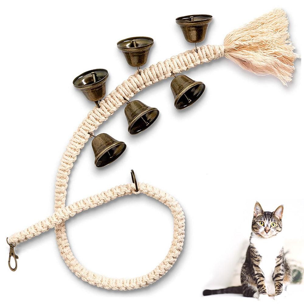 Dog Doorbell With 6 Extra Loud Bells Adjustable Doorbell Hanging Rope For Dog Training - view 3