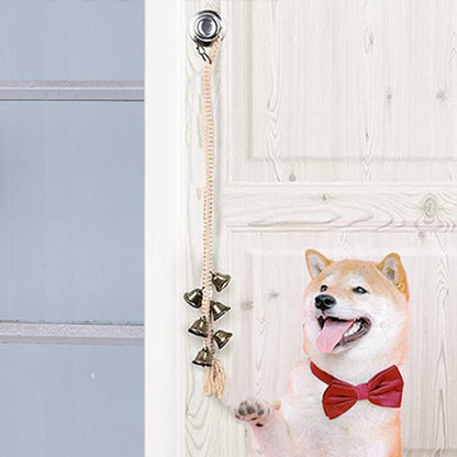 Dog Doorbell With 6 Extra Loud Bells Adjustable Doorbell Hanging Rope For Dog Training - view 5