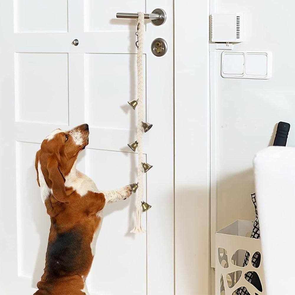 Dog Doorbell With 6 Extra Loud Bells Adjustable Doorbell Hanging Rope For Dog Training - view 6