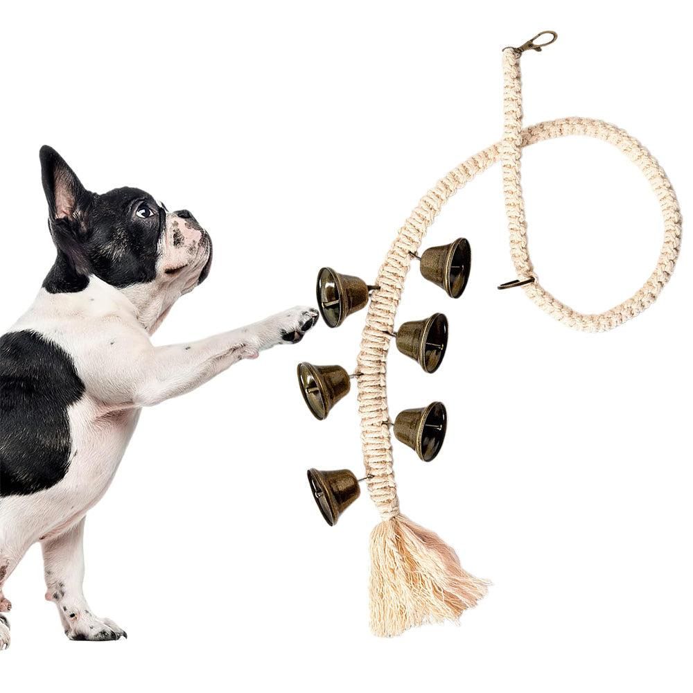 Dog Doorbell With 6 Extra Loud Bells Adjustable Doorbell Hanging Rope For Dog Training - view 7