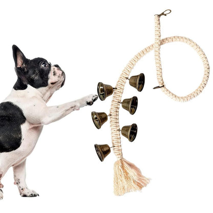 Dog Doorbell With 6 Extra Loud Bells Adjustable Doorbell Hanging Rope For Dog Training - view 8