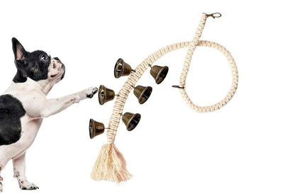 Dog Doorbell With 6 Extra Loud Bells Adjustable Doorbell Hanging Rope For Dog Training - view 9
