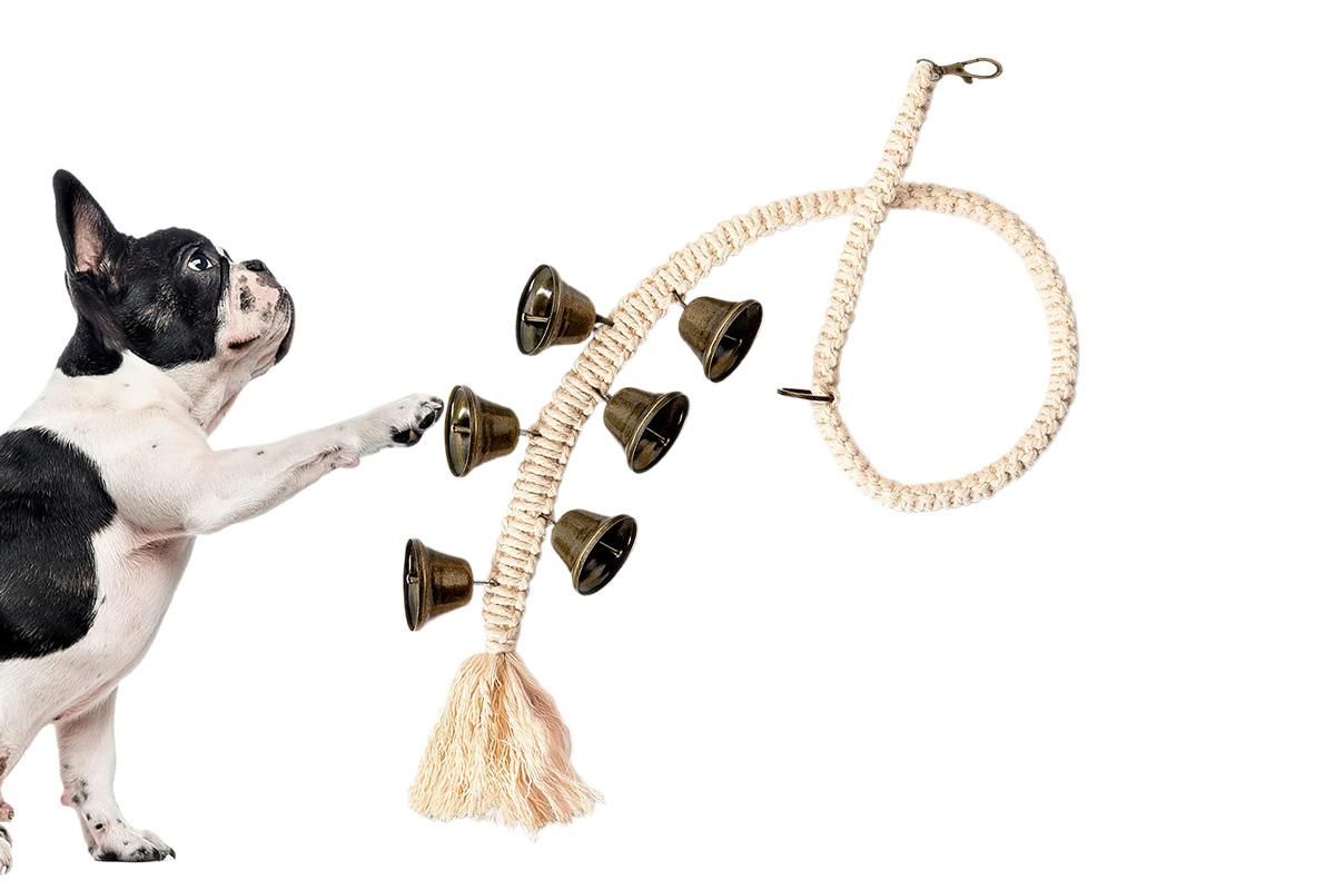 Dog Doorbell With 6 Extra Loud Bells Adjustable Doorbell Hanging Rope For Dog Training - view 10