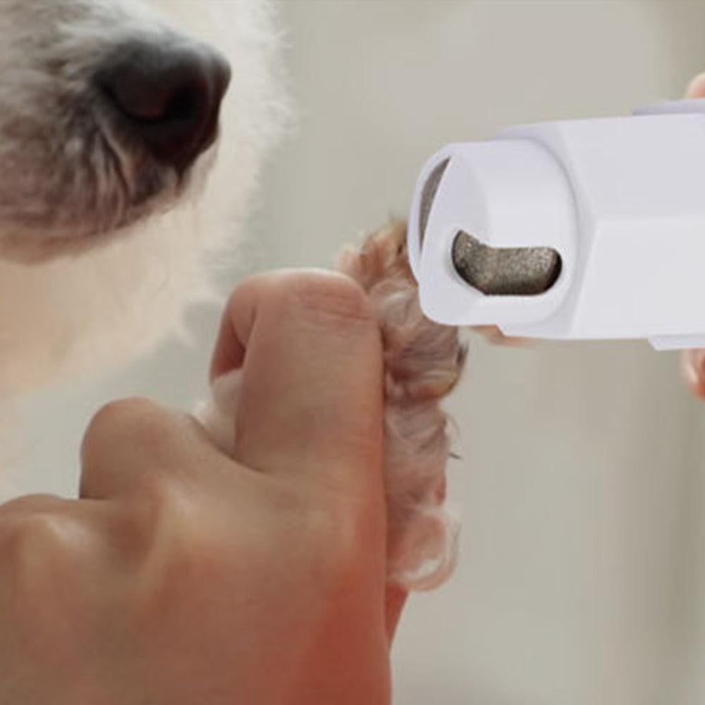 Pet Electric Nail Grinder Clippers Dog Cat LED Light Grooming Trimmer White - view 4