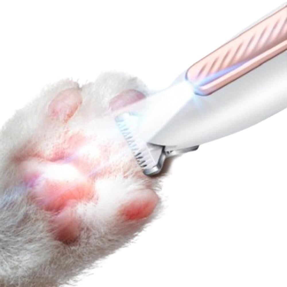 Pet Dog Paw Trimmer with LED Light Cordless Electric Pet Paw Grooming Clippers for Paws Ears Face Rump - view 4